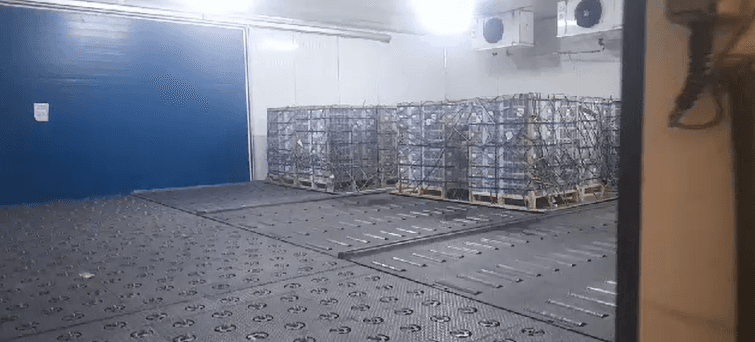 Sacks of agricultural product